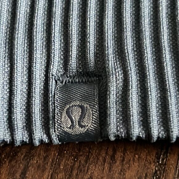 LULULEMON Rest Less 1/2 Zip Pullover Slate Blue size 6 GUC - Picture 7 of 10